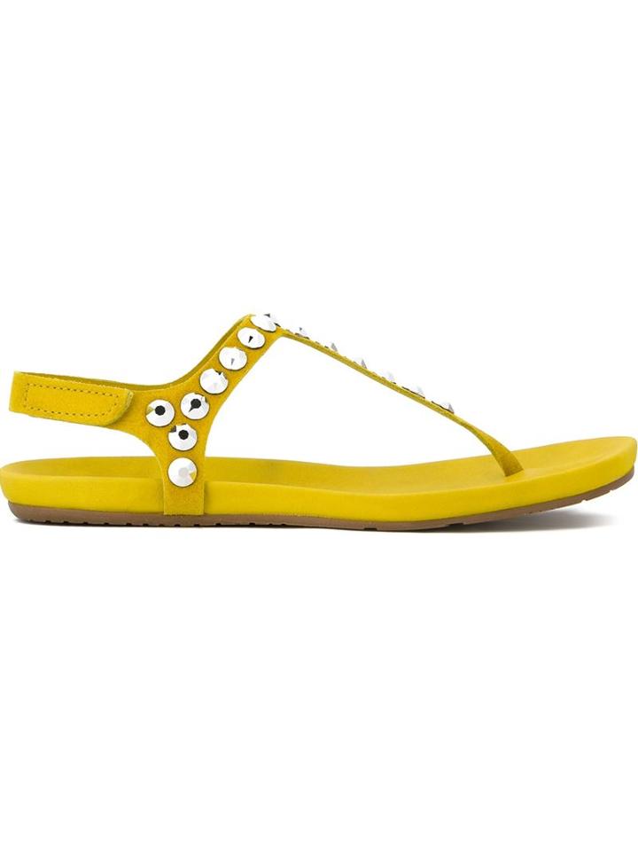 Pedro Garcia 'judith' T-bar Studded Sandals