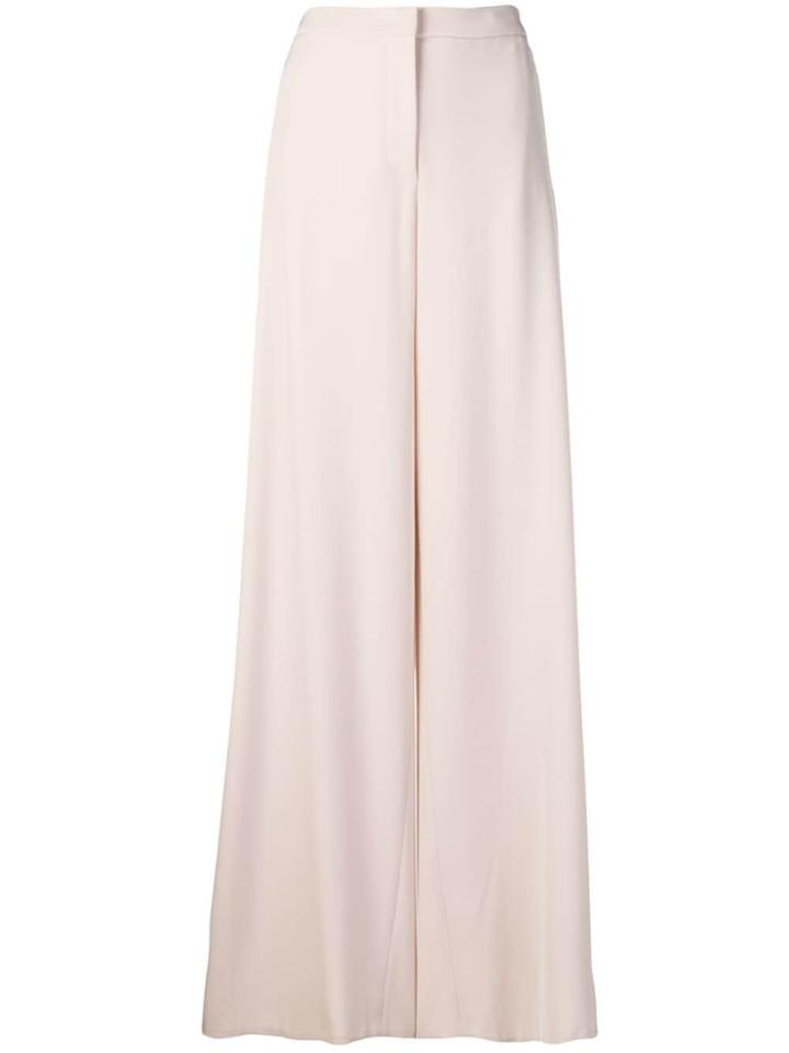 Blumarine Beige Flared Trousers - Neutrals