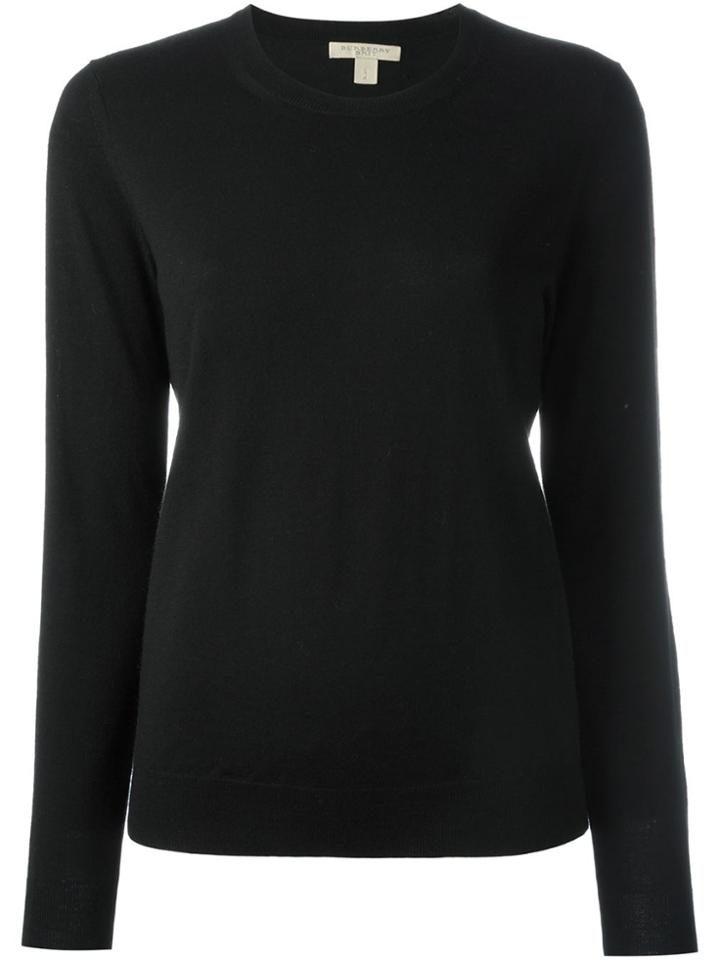 Burberry Elbow Patch Jumper - Black