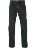 Jacob Cohen Classic Straight Jeans, Men's, Size: 38, Black, Cotton/spandex/elastane
