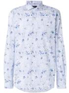 Orian Floral Long-sleeve Shirt - Blue