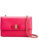 Salvatore Ferragamo Vara Crossbody Bag, Women's, Pink/purple, Calf Leather
