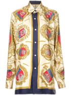 Hermès Pre-owned Printed Oversize Shirt - Brown