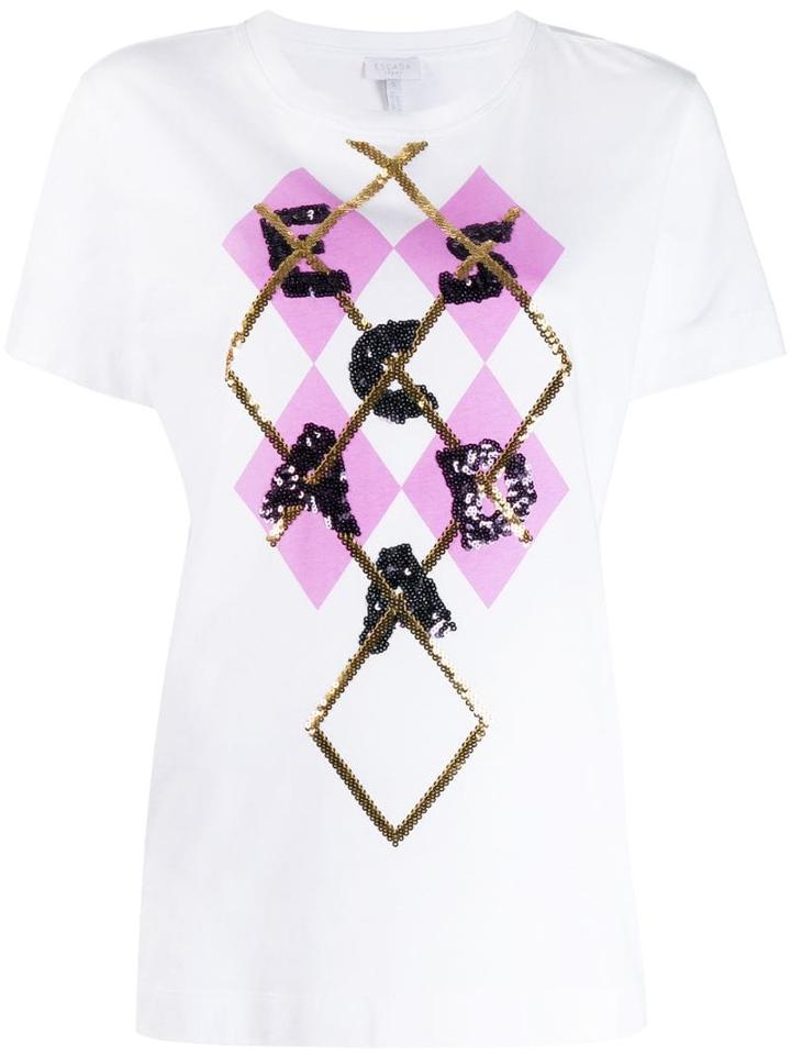 Escada Sport Branded T-shirt - White