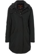 Woolrich Feather Down Parka Coat - Black