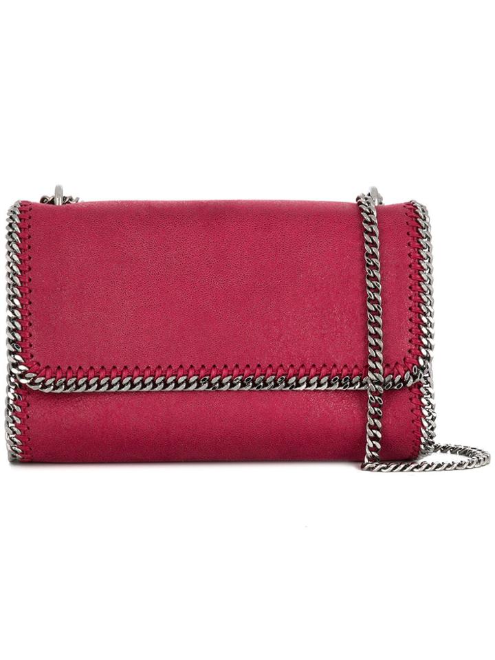 Stella Mccartney Hardware Embellished Shoulder Bag - Red