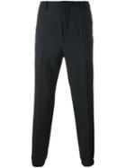 Kenzo Straight-leg Trousers, Men's, Size: 52, Black, Polyester/virgin Wool/spandex/elastane