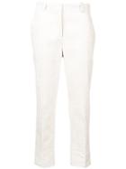 Antonelli Corduroy Cropped Trousers - White