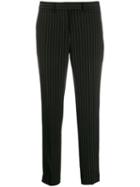 Dkny Pinstripe Tailored Trousers - Black