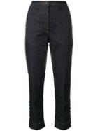 Nº21 High-waisted Cropped Denim Jeans - Blue