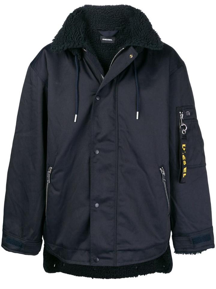Diesel W-pelly Jacket - Blue