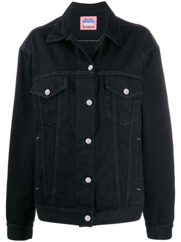 Acne Studios Denim Oversized Jacket - Black