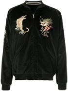 Gold / Toyo Enterprise Suka Japan Bomber Jacket - Black