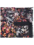 Barbara Bui Butterfly Print Scarf - Blue