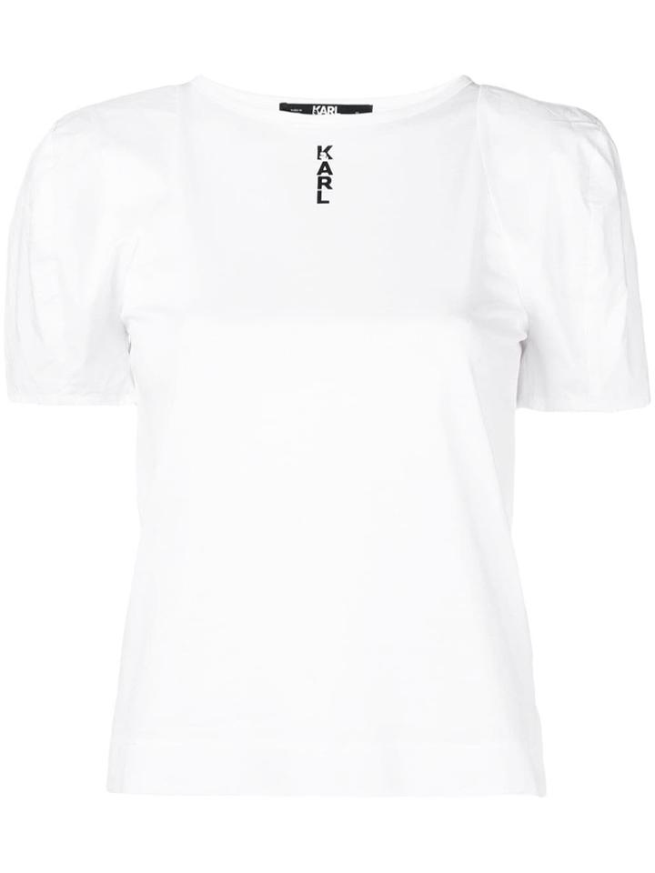 Karl Lagerfeld Short Sleeved T-shirt - White