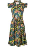 La Doublej Short & Sassy Midi Dress - Multicolour