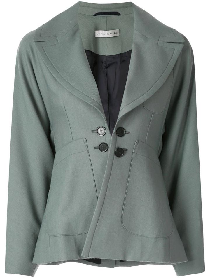 Palmer / Harding Button-embellished Blazer - Green