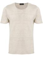 Roberto Collina Short Sleeved T-shirt - Nude & Neutrals