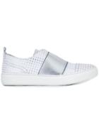 Jimmy Choo Boston Sneakers, Women's, Size: 37.5, White, Calf Leather/leather/rubber/nylon