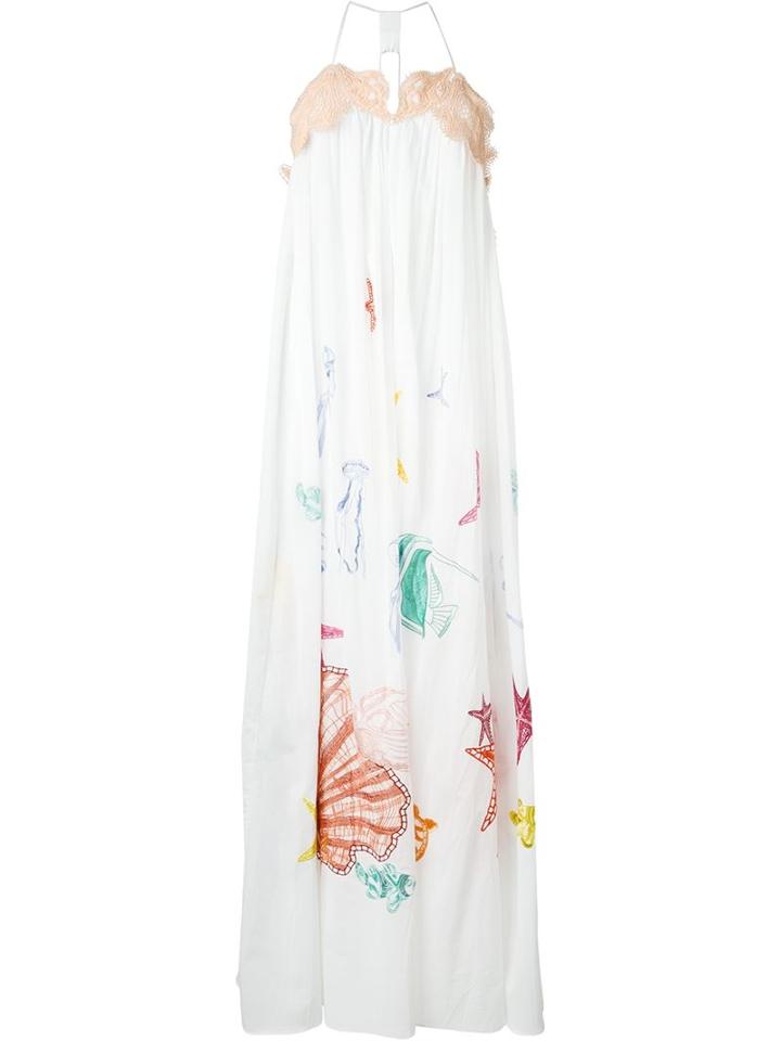 Emilio Pucci Marine Embroidery Dress