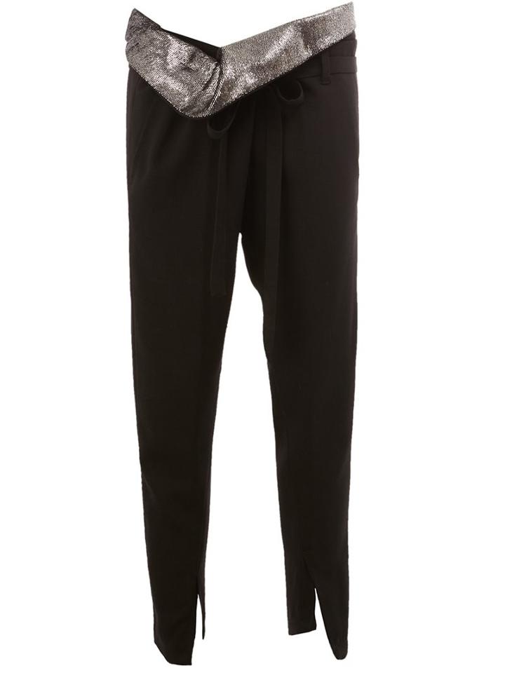 Ann Demeulemeester Paper Bag Waist Trousers