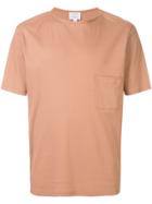 Sunspel Ribbed T-shirt - Orange