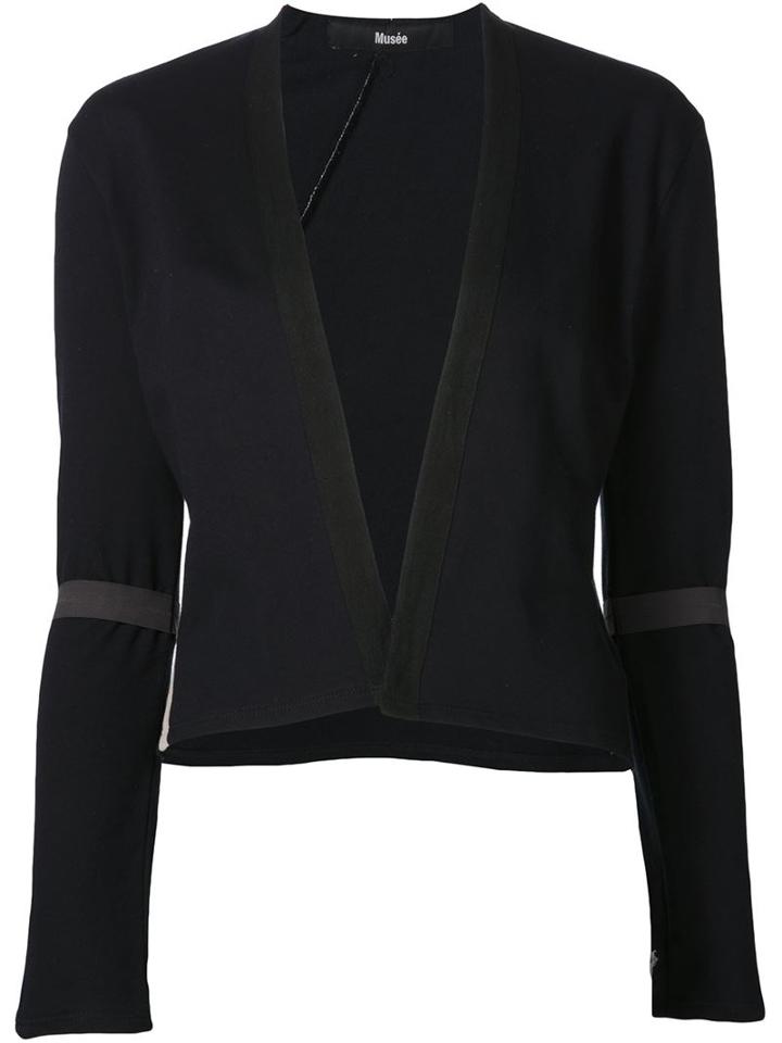 Musée Sheer Panel Crop Jacket