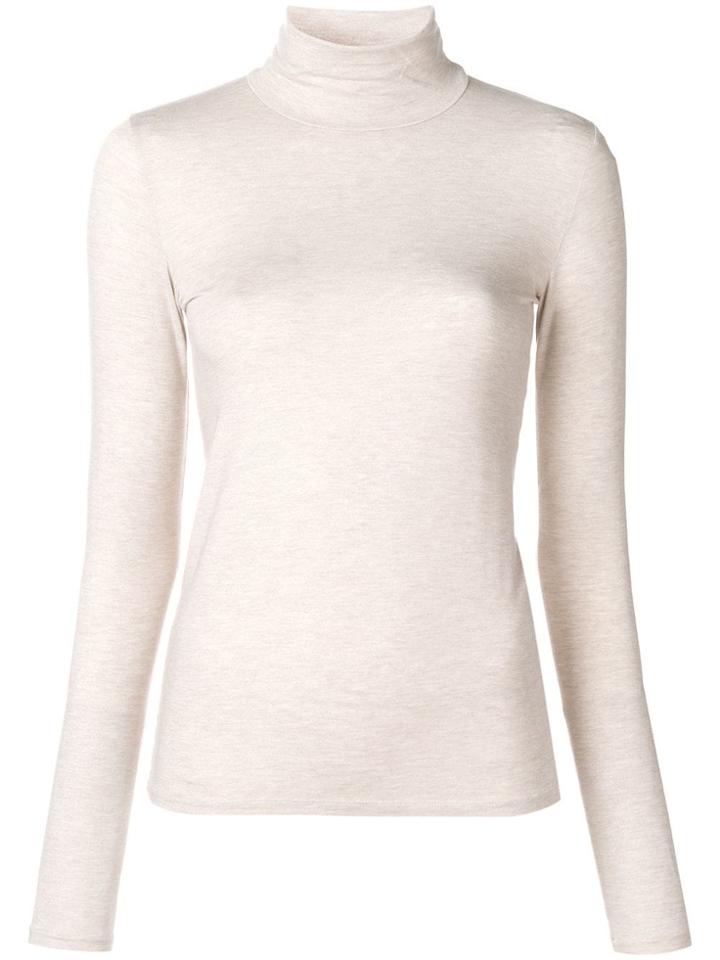 Majestic Filatures Slim Fit Jumper - Nude & Neutrals