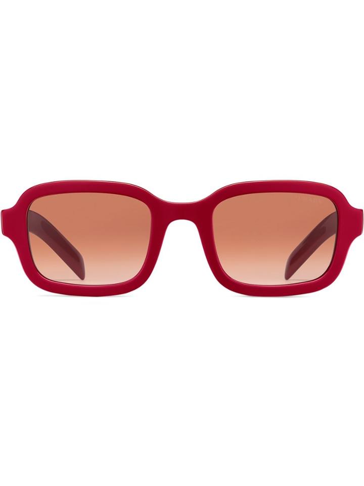 Prada Prada Journal Sunglasses - Alternative Fit - Red