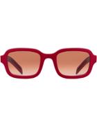 Prada Prada Journal Sunglasses - Alternative Fit - Red
