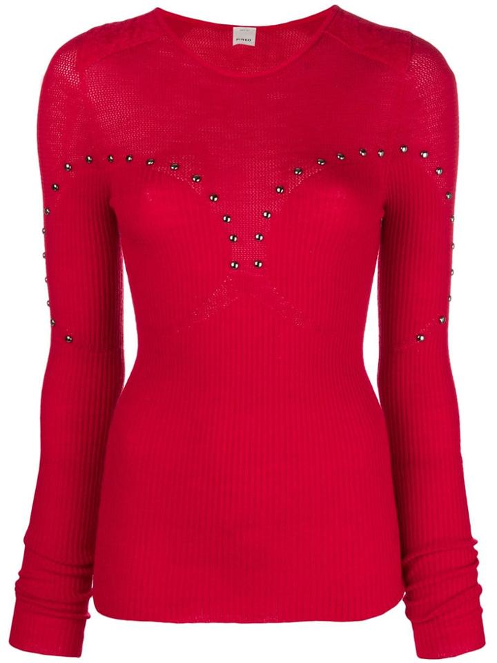 Pinko Beloperone Sweater - Red