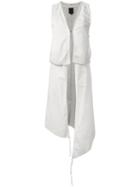 Thom Krom - Long Waistcoat - Women - Cotton - S, Nude/neutrals, Cotton