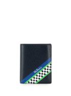 Mulberry Racing Stripes Trifold Wallet - Blue
