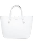Thomas Wylde - Chain Detail Shopper Tote - Women - Calf Leather - One Size, White, Calf Leather