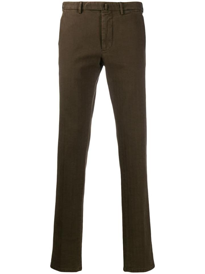 Dell'oglio Straight-leg Trousers - Brown