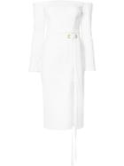 Rebecca Vallance Harris Off-shoulder Dress - White