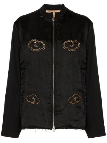 By Walid Walid Jkt Emb Back - Black