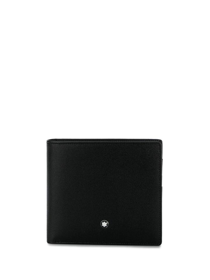 Montblanc Embossed Logo Bi-fold Wallet - Black