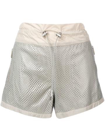 Drome Perforated Shorts - Neutrals