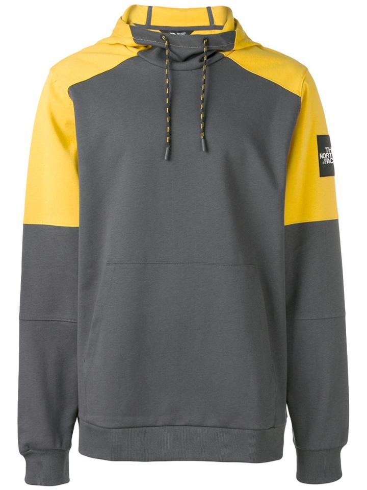 The North Face Contrast Panel Hoodie - Grey
