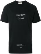 Ih Nom Uh Nit Slogan-print T-shirt - Black