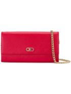 Salvatore Ferragamo Mini Double Gancio Bag, Women's, Red