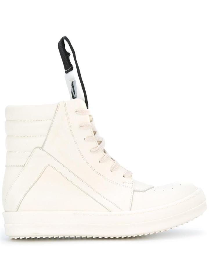 Rick Owens 'geo Basket' Sneakers - White