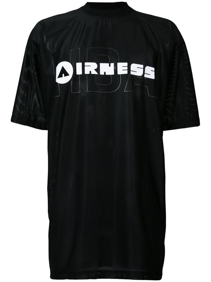 Hood By Air Logo Print T-shirt - Black