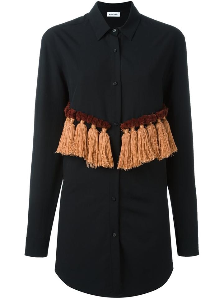 Au Jour Le Jour Tassel Front Detail Shirt