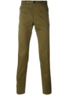 Ps By Paul Smith Slim Fit Chinos, Men's, Size: 29, Green, Cotton/spandex/elastane