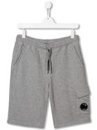 Cp Company Kids Casual Jogging Shorts - Grey