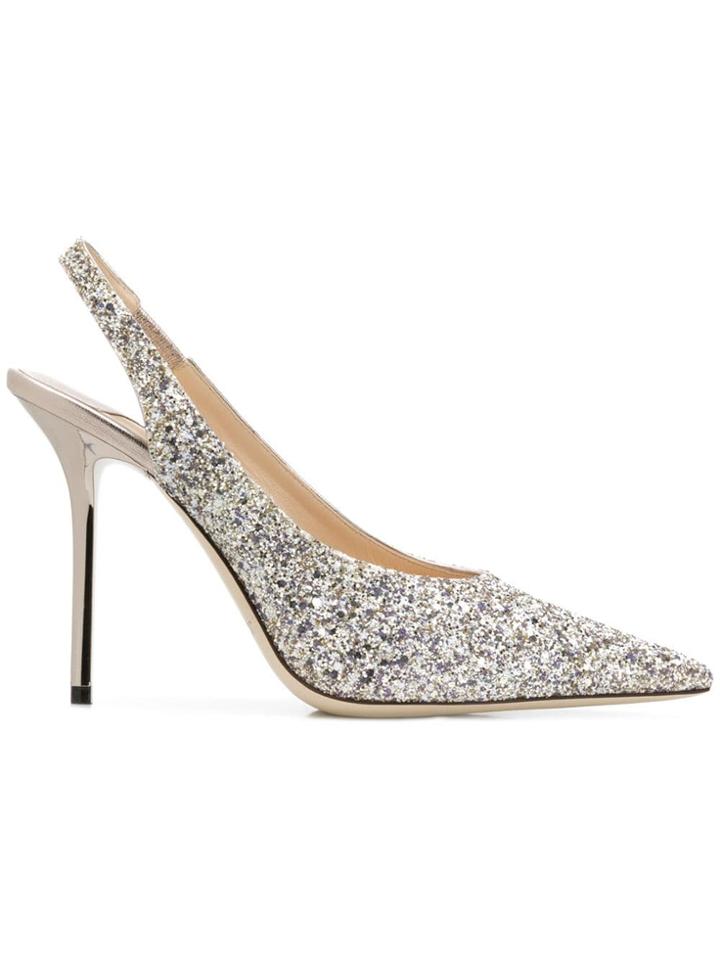 Jimmy Choo Ivy 100 Pumps - Metallic