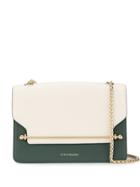Strathberry East/west Tri Colour Shoulder Bag - Green