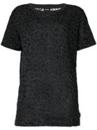 Diesel Leopard Print T-shirt - Grey